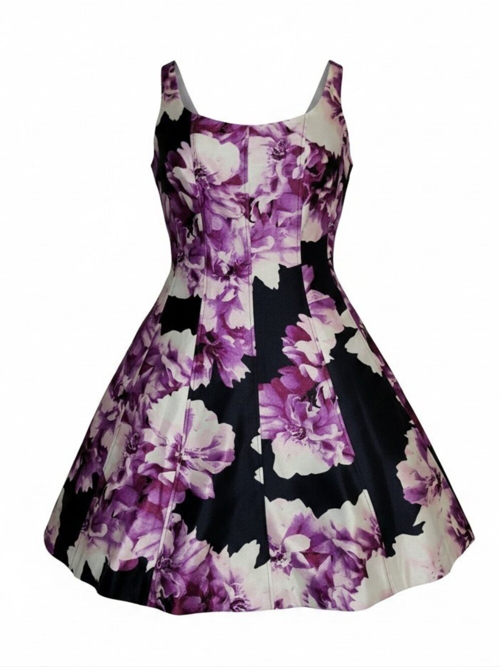 NWT Dressbarn Purple Floral Dress 10